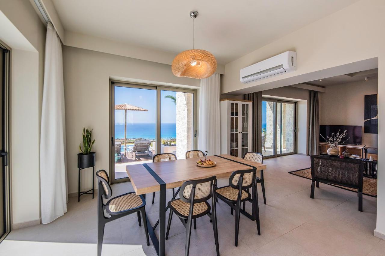 Cielo E Mare Villas I "Free" Heated Pools & Seaview Фаласарна Экстерьер фото