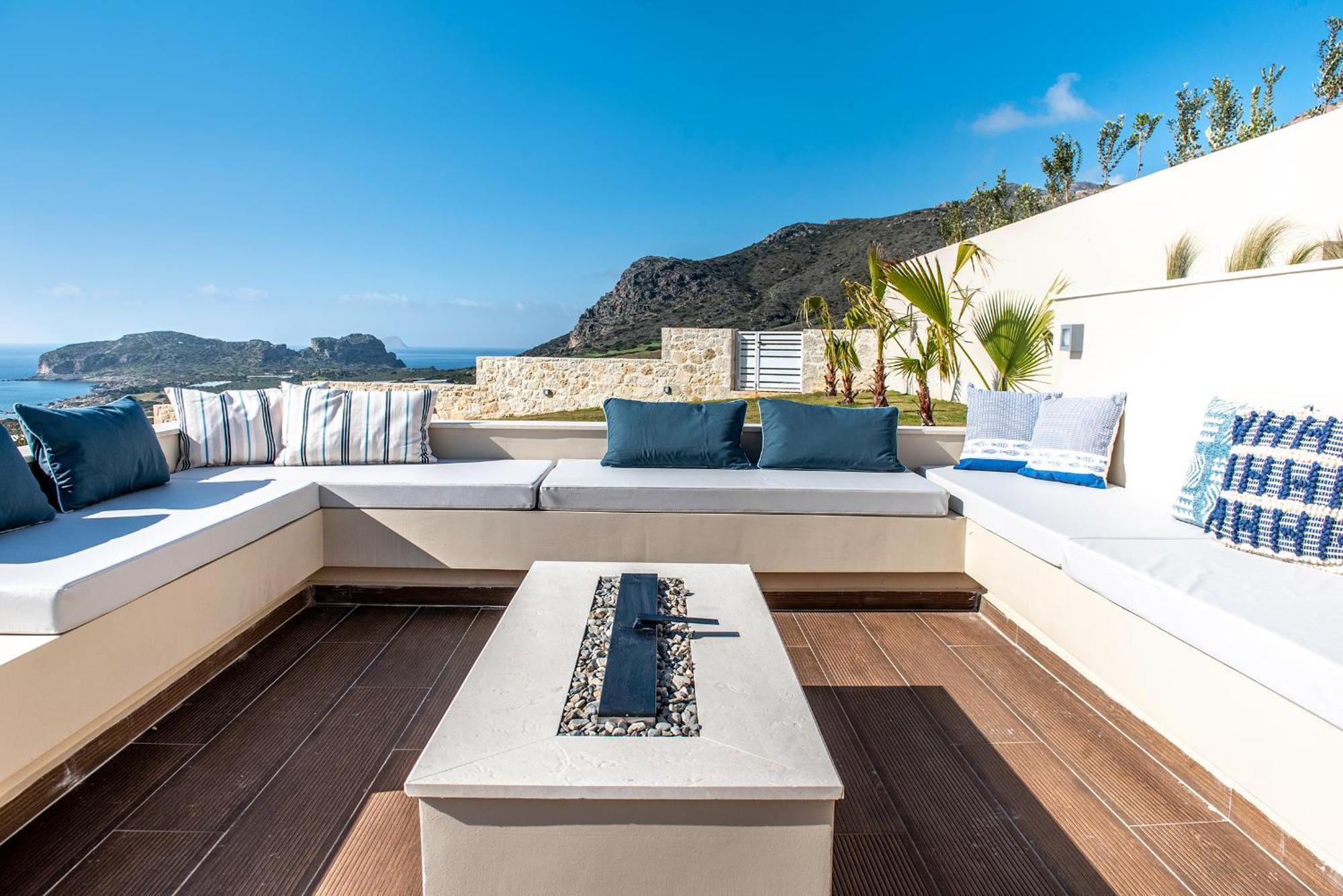 Cielo E Mare Villas I "Free" Heated Pools & Seaview Фаласарна Экстерьер фото