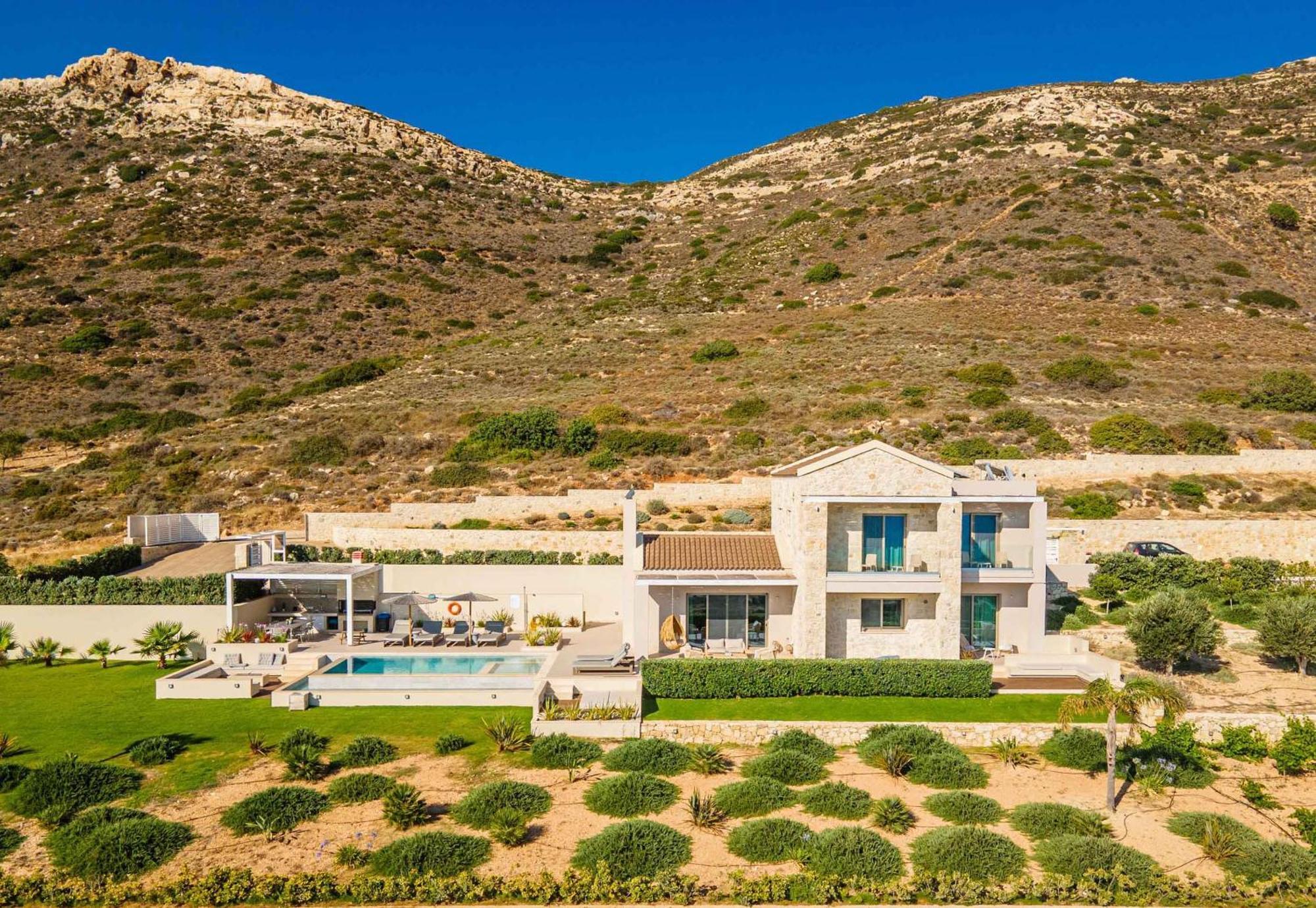 Cielo E Mare Villas I "Free" Heated Pools & Seaview Фаласарна Экстерьер фото
