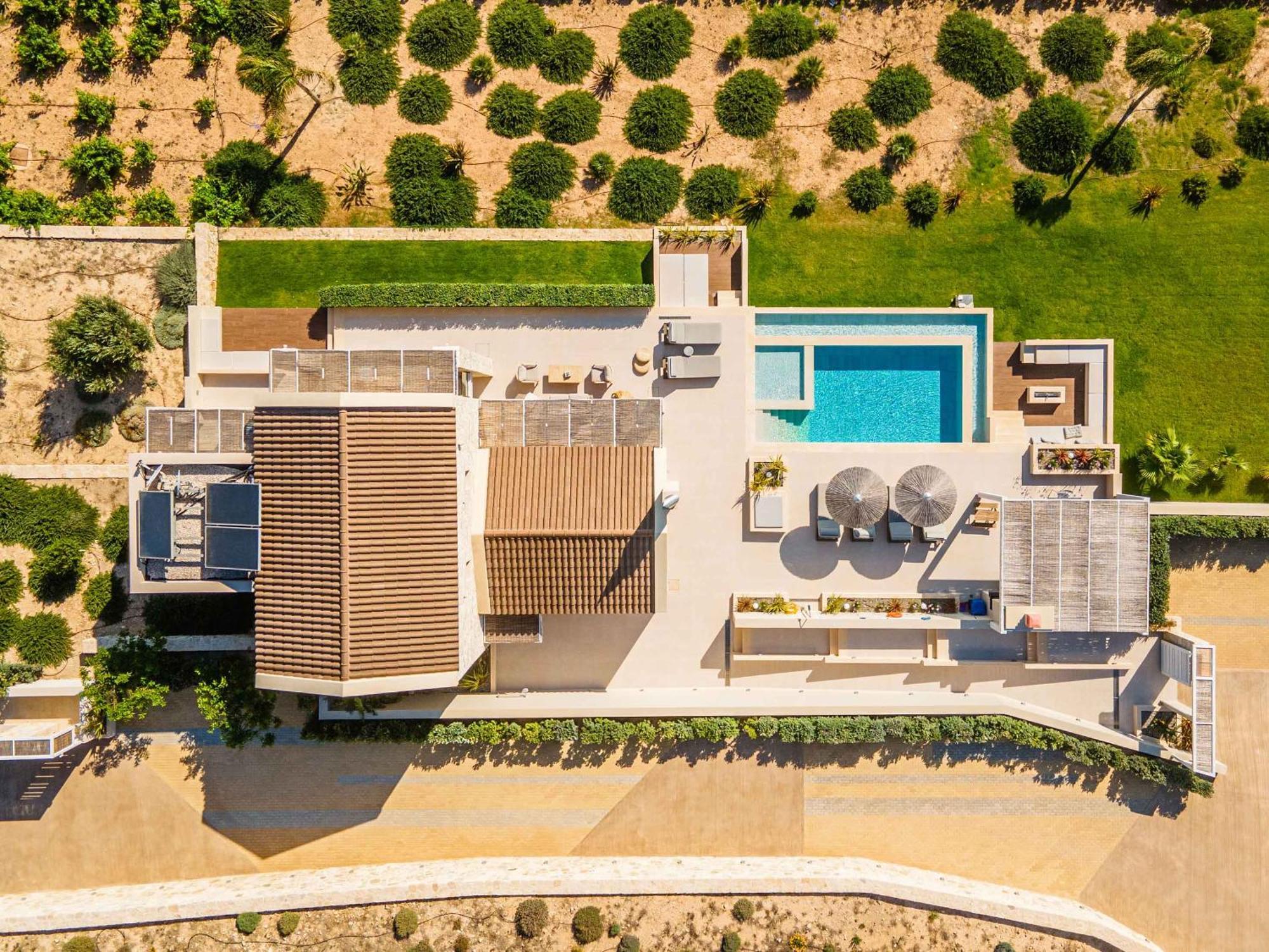 Cielo E Mare Villas I "Free" Heated Pools & Seaview Фаласарна Экстерьер фото